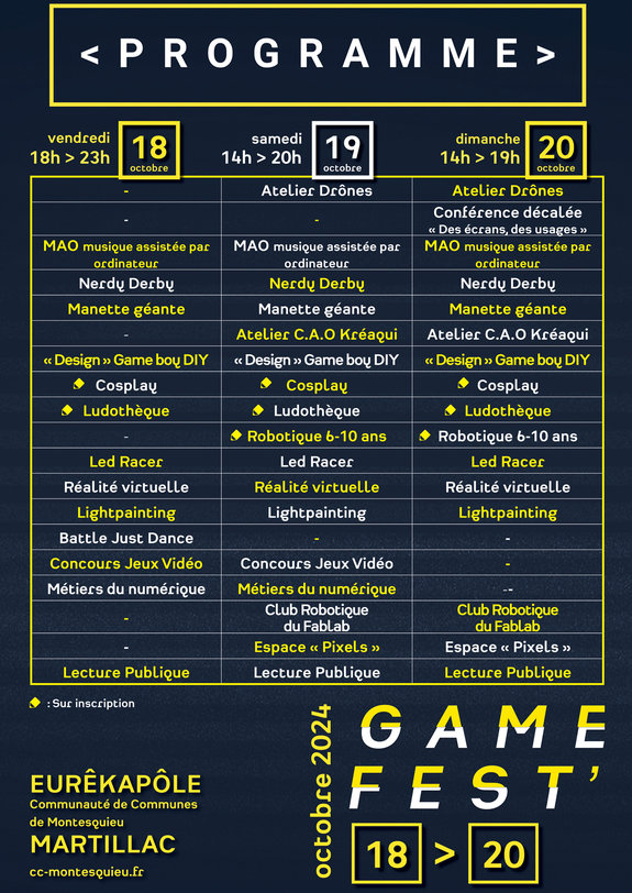 Programme Game Fest' 2024